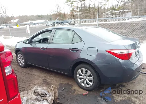 2014 Toyota Corolla Le z USA, uszkodzony, nr VIN 2T1BURHE4EC112167